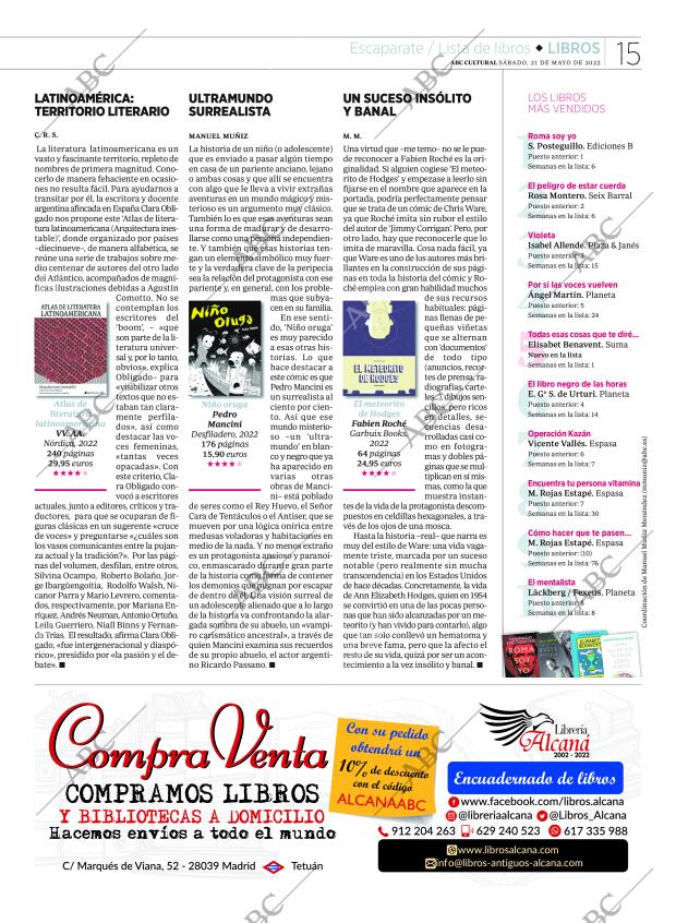 CULTURAL MADRID 21-05-2022 página 15