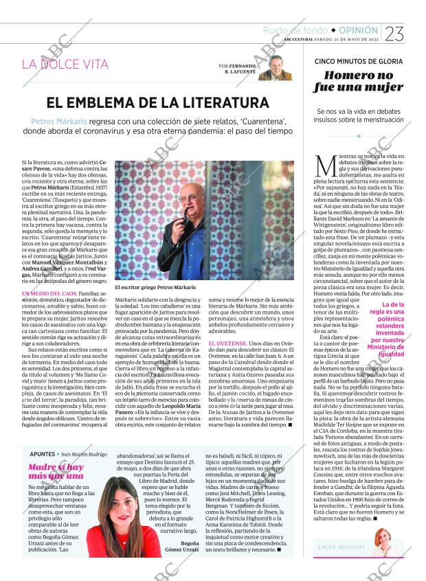 CULTURAL MADRID 21-05-2022 página 23