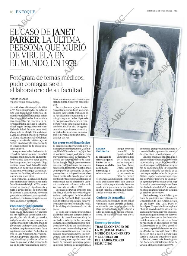 ABC MADRID 22-05-2022 página 16