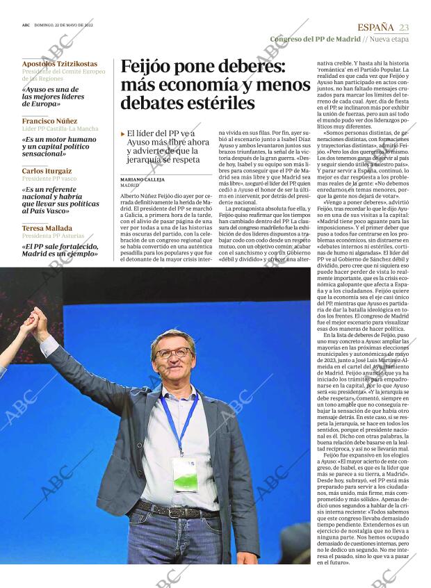 ABC MADRID 22-05-2022 página 23
