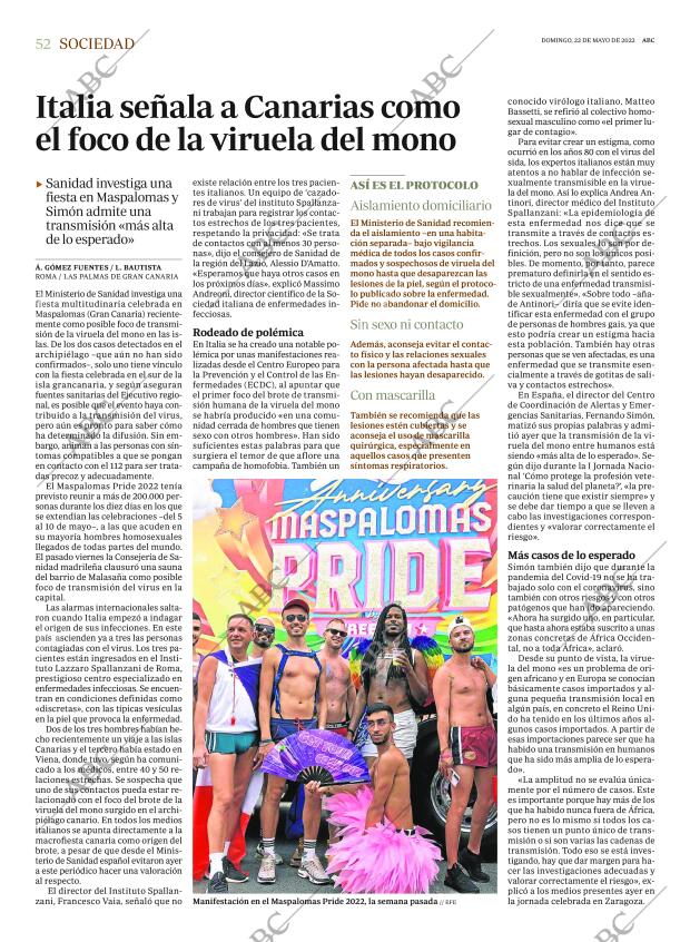 ABC MADRID 22-05-2022 página 52