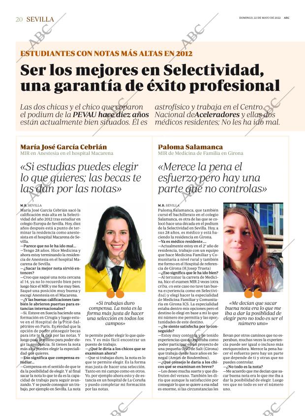 ABC SEVILLA 22-05-2022 página 20