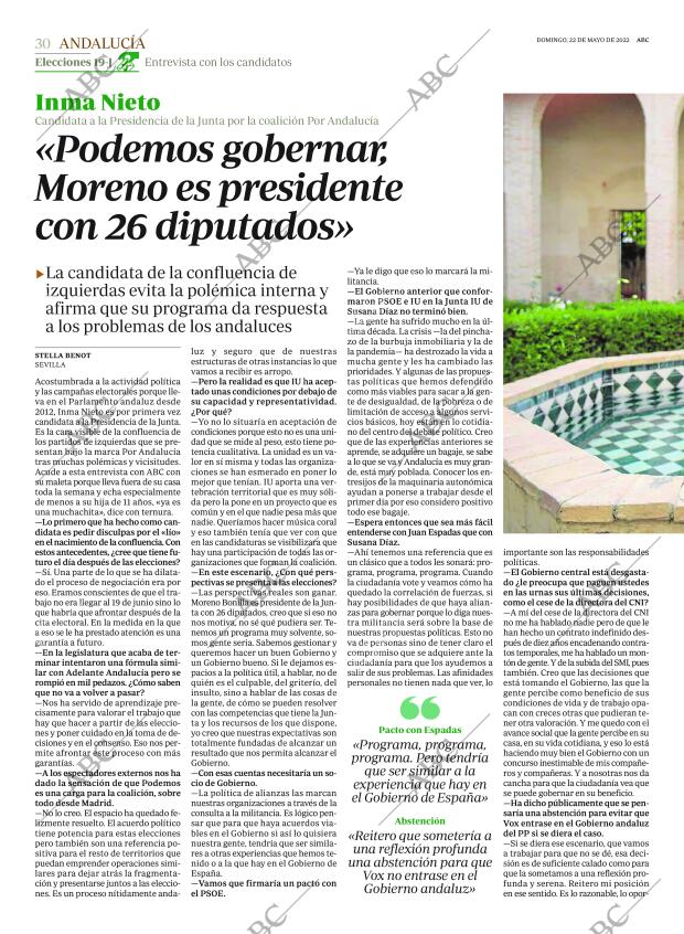 ABC SEVILLA 22-05-2022 página 30