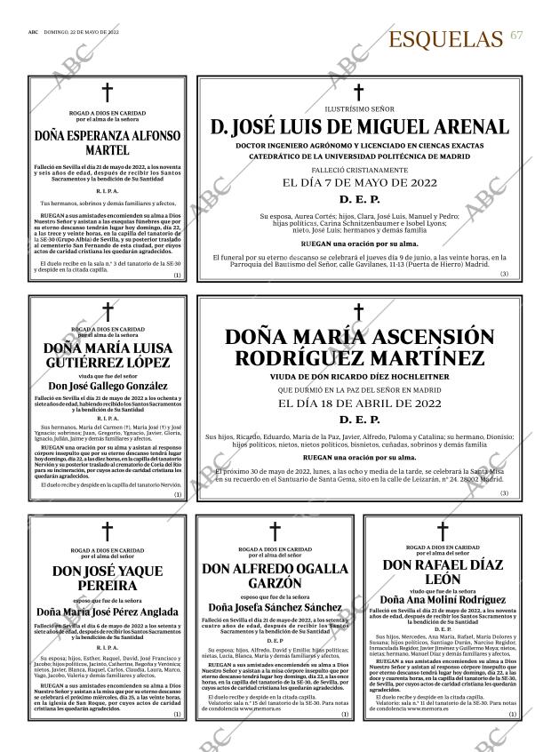 ABC SEVILLA 22-05-2022 página 67