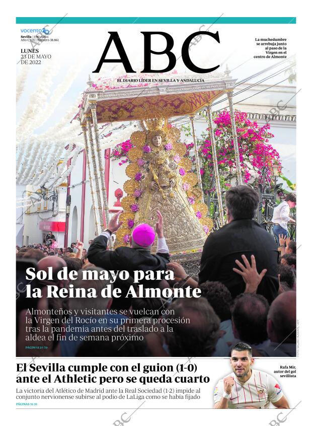 ABC SEVILLA 23-05-2022 página 1