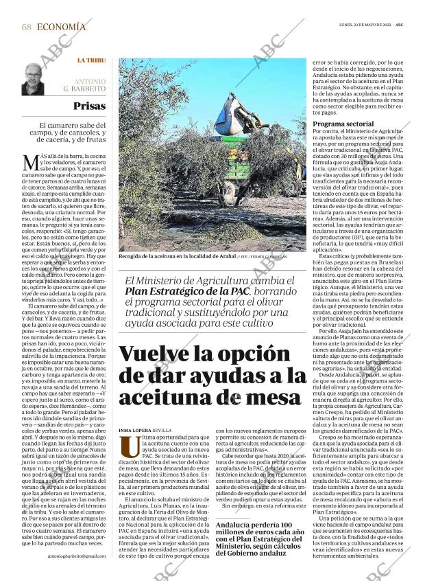ABC SEVILLA 23-05-2022 página 68