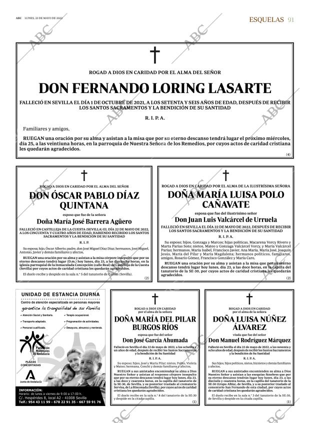 ABC SEVILLA 23-05-2022 página 91