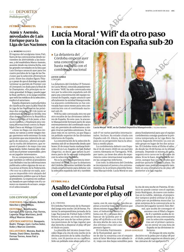 ABC CORDOBA 24-05-2022 página 64
