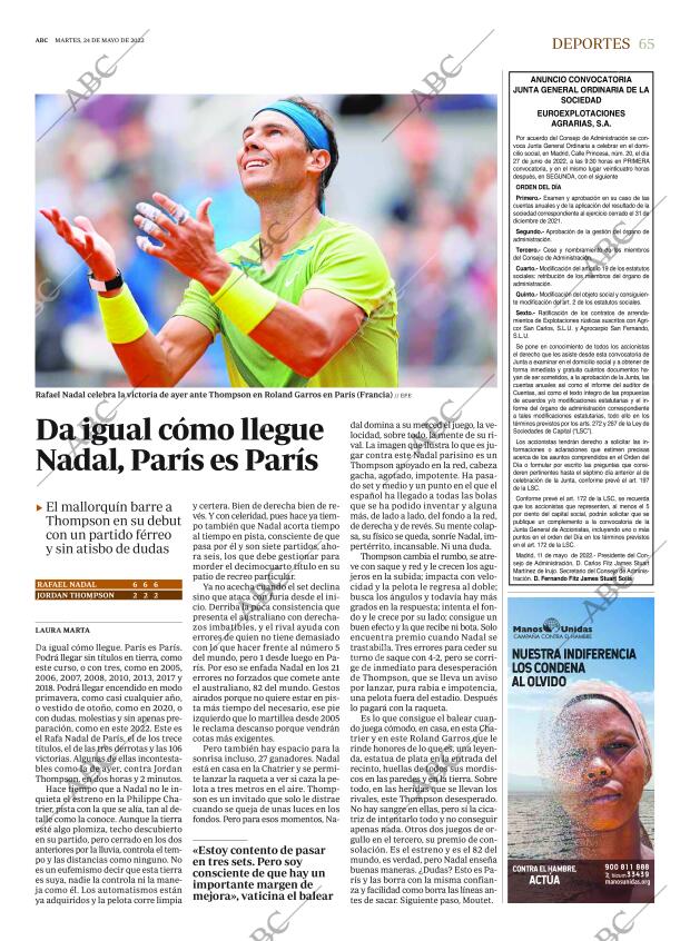 ABC CORDOBA 24-05-2022 página 65