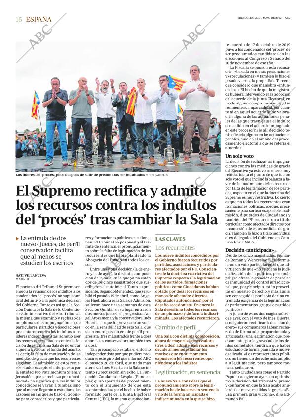 ABC MADRID 25-05-2022 página 16