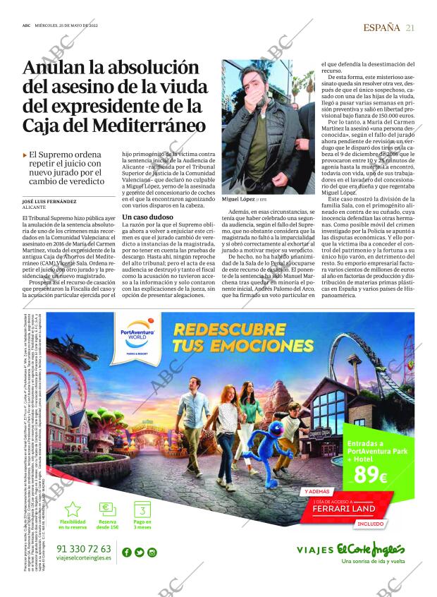ABC MADRID 25-05-2022 página 21