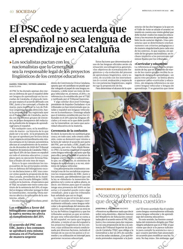 ABC MADRID 25-05-2022 página 40