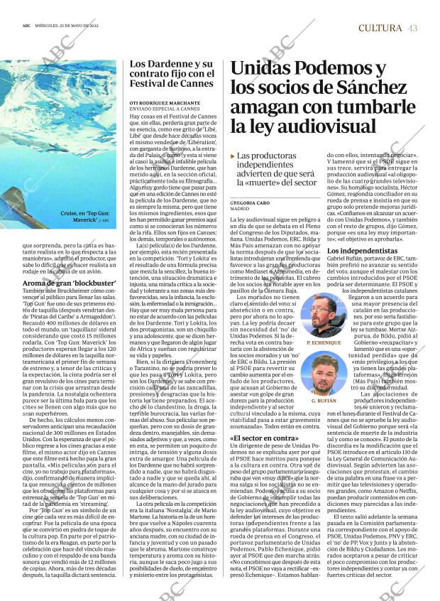 ABC MADRID 25-05-2022 página 43