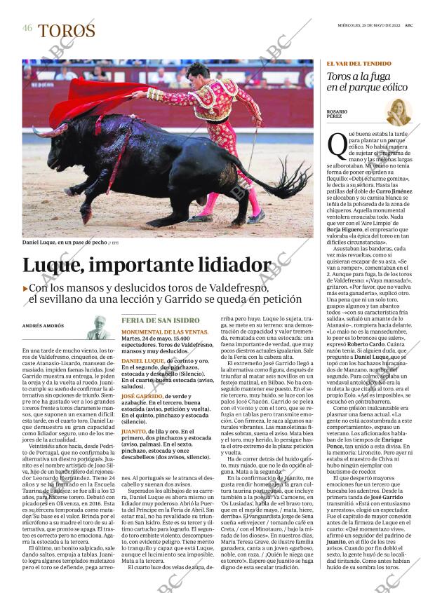 ABC MADRID 25-05-2022 página 46
