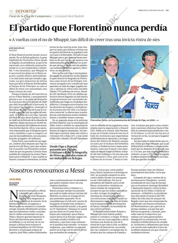 ABC MADRID 25-05-2022 página 50