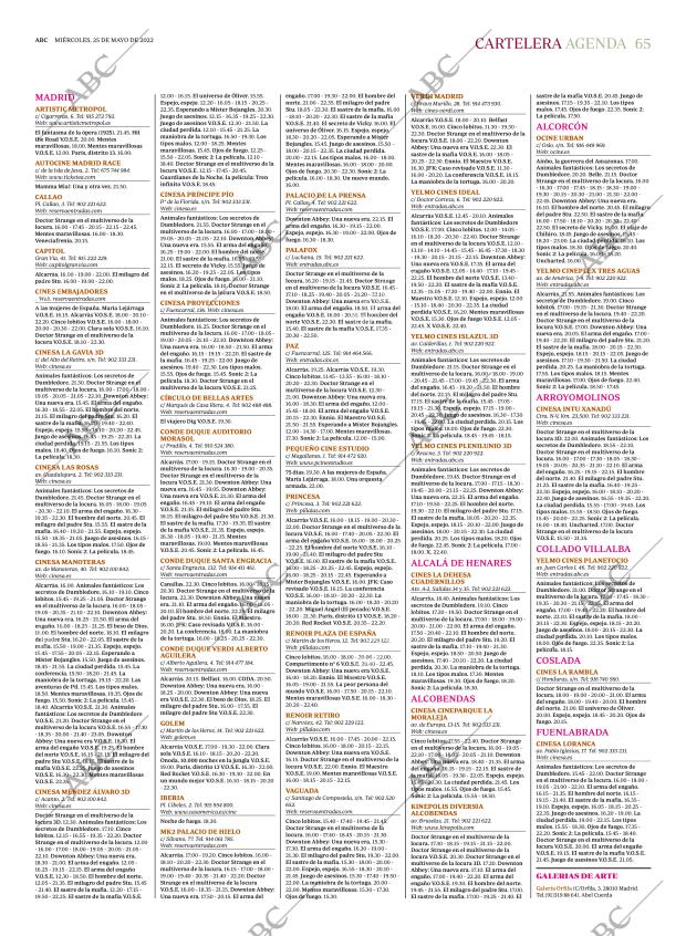 ABC MADRID 25-05-2022 página 65