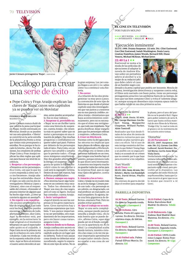 ABC MADRID 25-05-2022 página 70