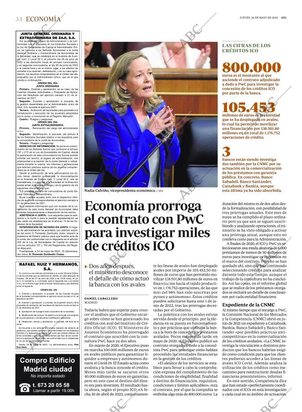 ABC MADRID 26-05-2022 página 34