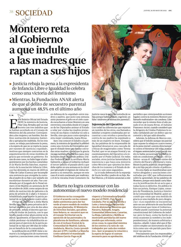 ABC MADRID 26-05-2022 página 38