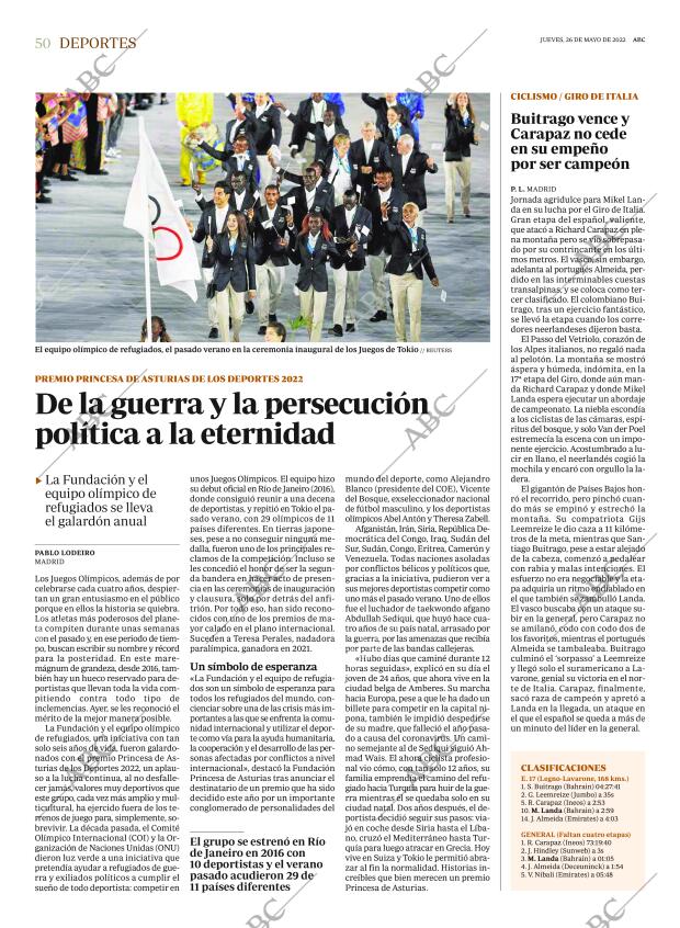 ABC MADRID 26-05-2022 página 50