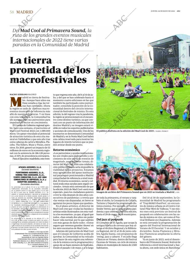 ABC MADRID 26-05-2022 página 58