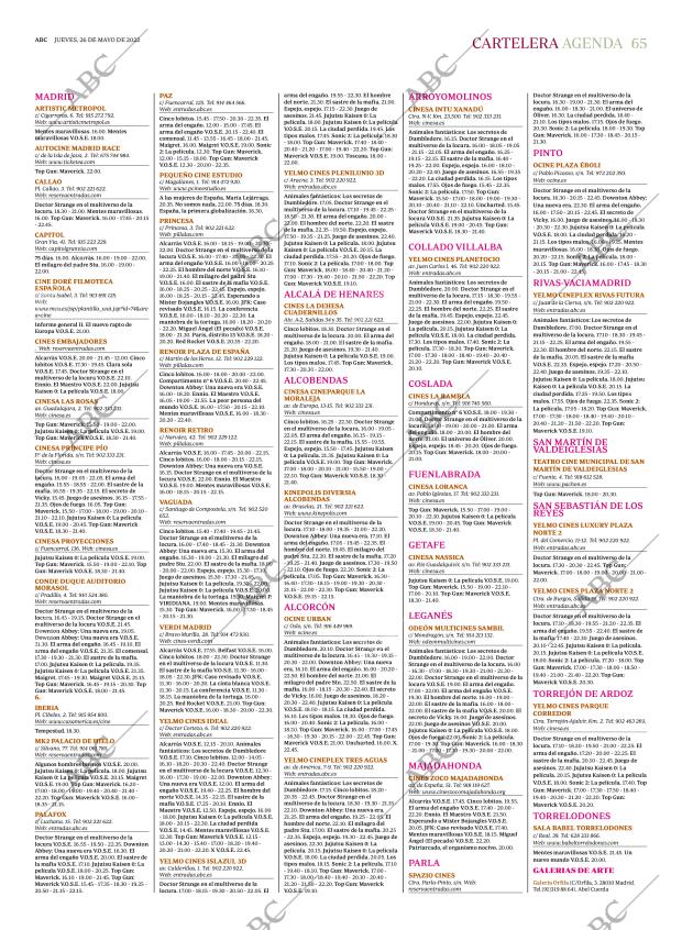 ABC MADRID 26-05-2022 página 65