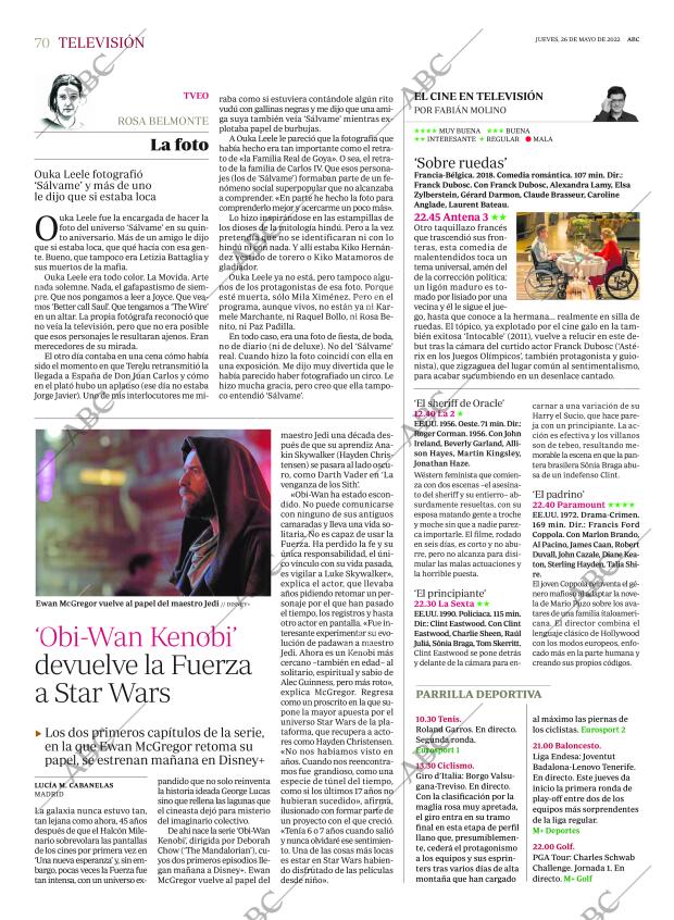 ABC MADRID 26-05-2022 página 70