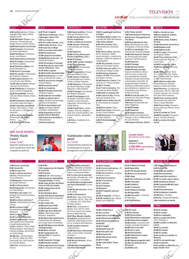 ABC MADRID 26-05-2022 página 71