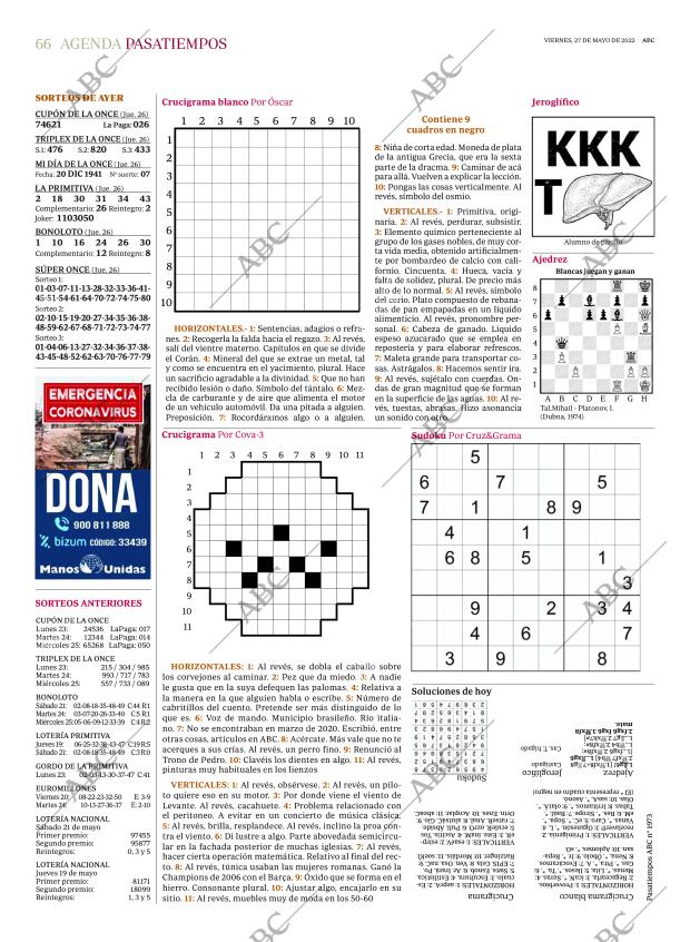 ABC MADRID 27-05-2022 página 66