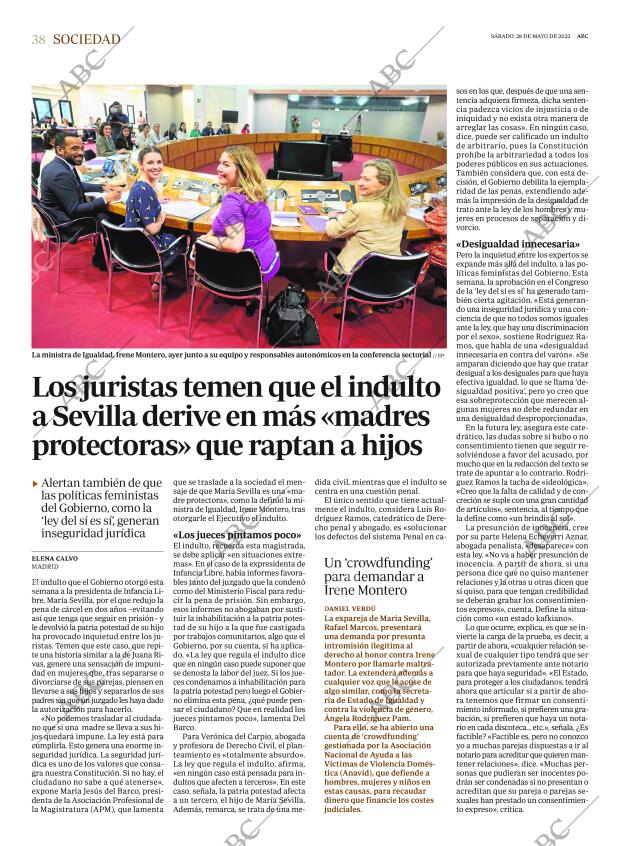 ABC MADRID 28-05-2022 página 38