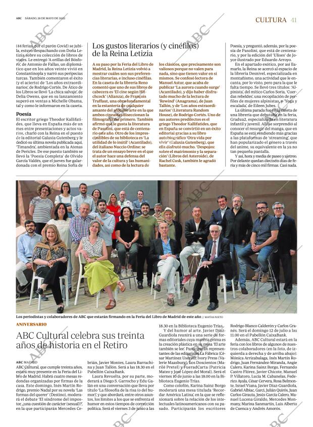 ABC MADRID 28-05-2022 página 41