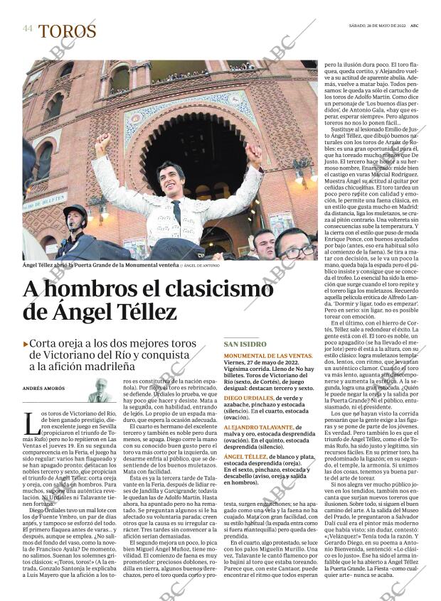 ABC MADRID 28-05-2022 página 44