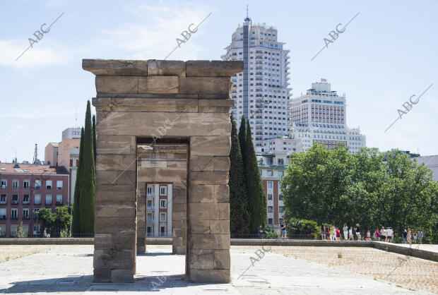 Visita al templo de Debod