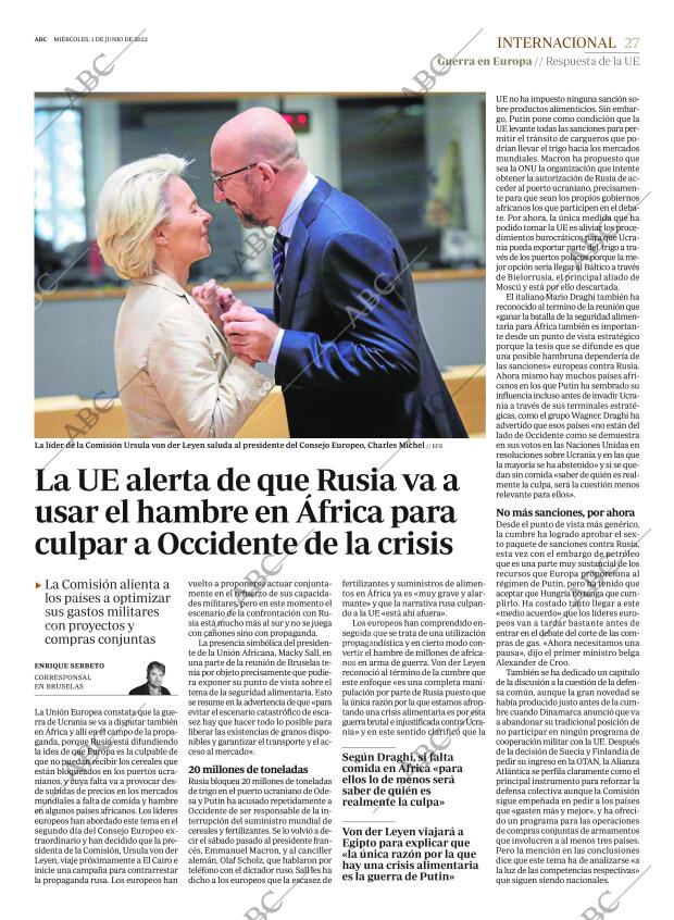 ABC MADRID 01-06-2022 página 27