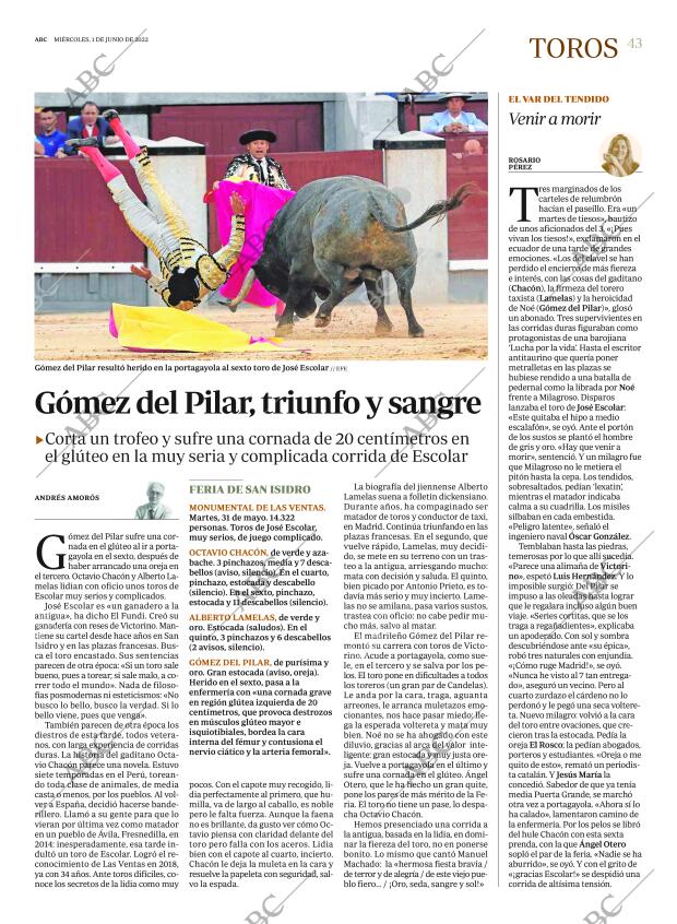 ABC MADRID 01-06-2022 página 43