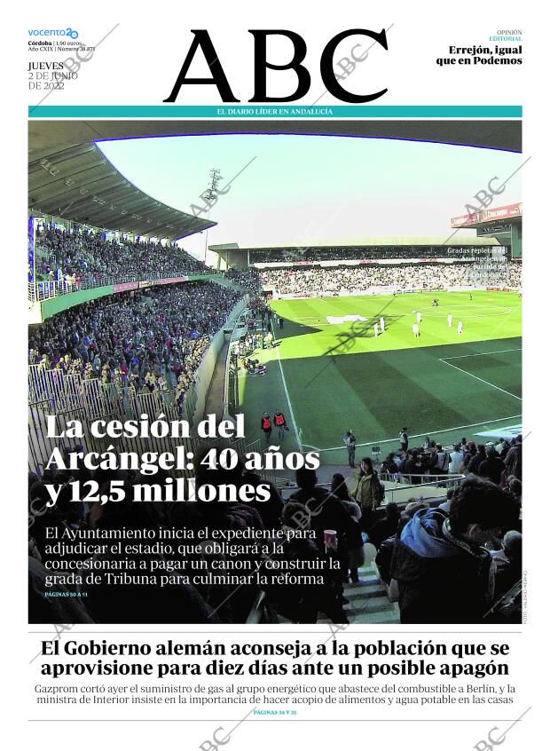 ABC CORDOBA 02-06-2022 página 1