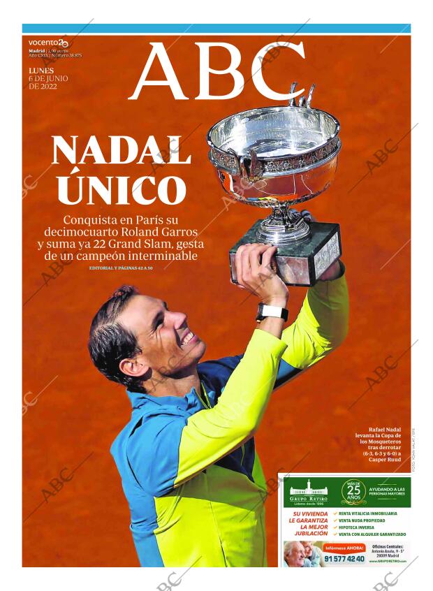 ABC MADRID 06-06-2022 página 1