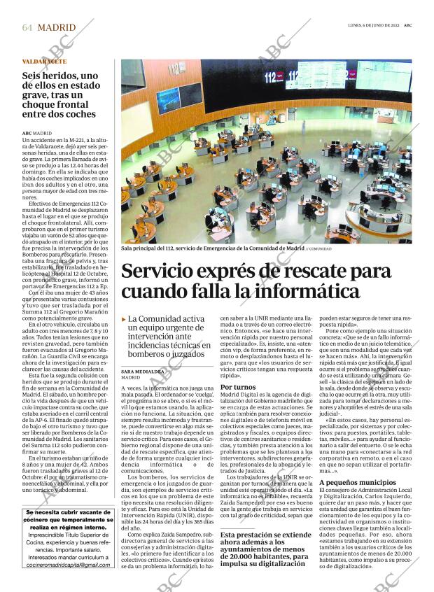 ABC MADRID 06-06-2022 página 64