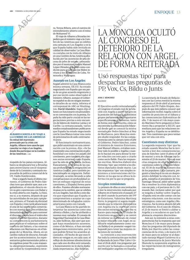 ABC MADRID 10-06-2022 página 13