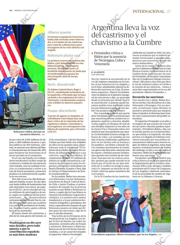 ABC MADRID 11-06-2022 página 27