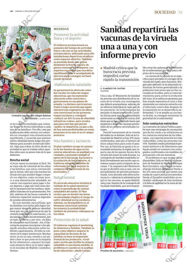 ABC MADRID 11-06-2022 página 39