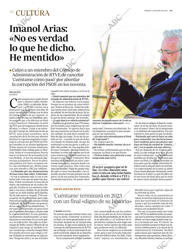 ABC MADRID 11-06-2022 página 42
