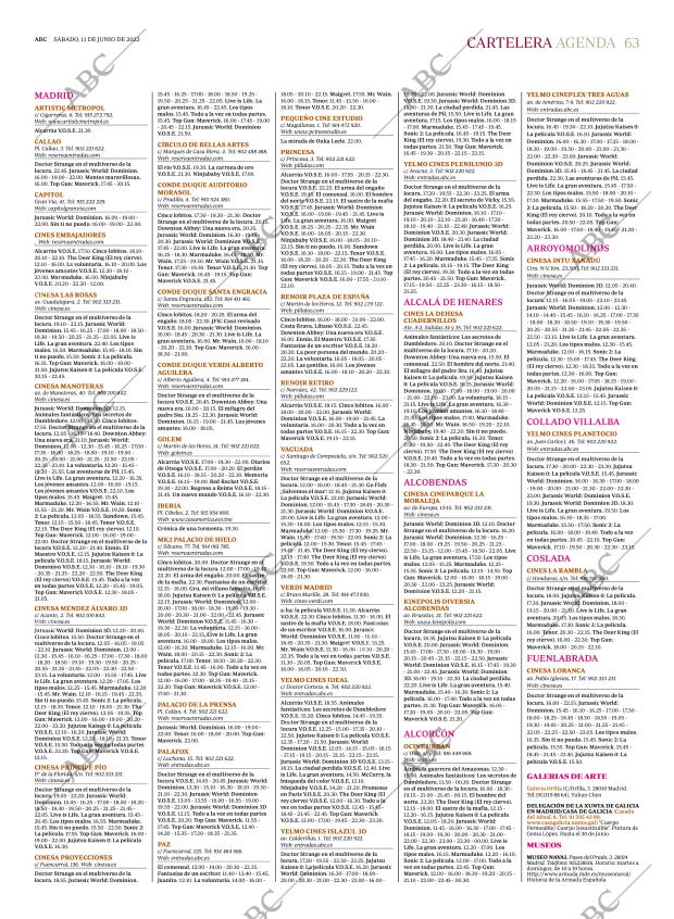 ABC MADRID 11-06-2022 página 63