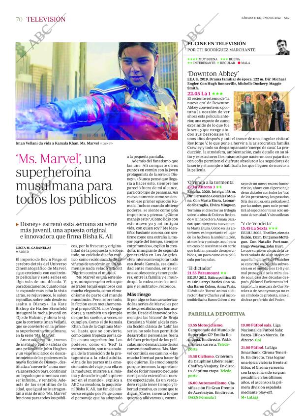 ABC MADRID 11-06-2022 página 70