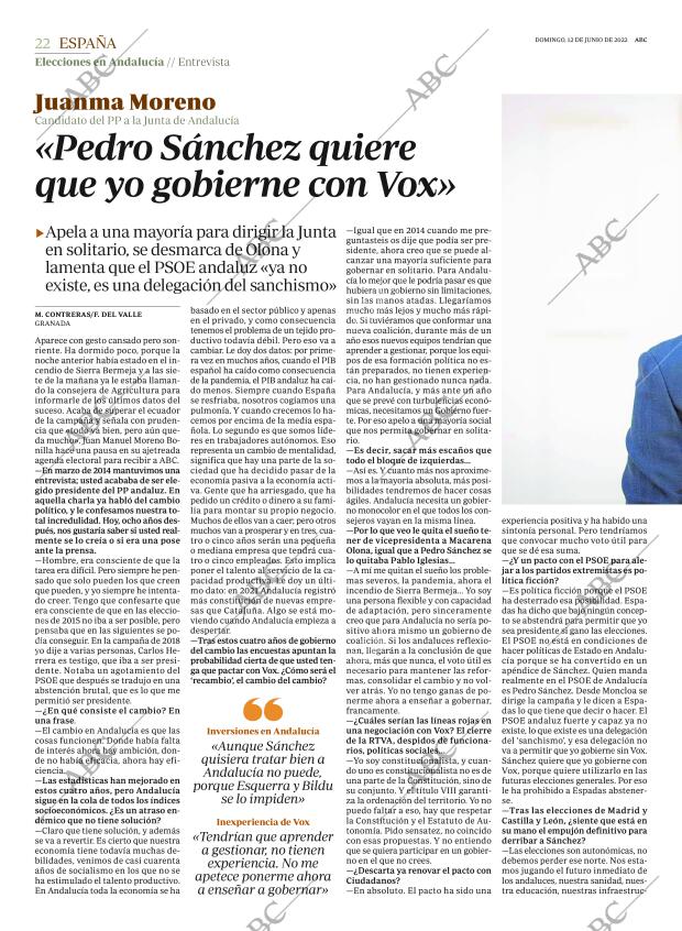 ABC MADRID 12-06-2022 página 22