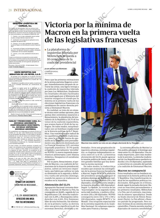 ABC MADRID 13-06-2022 página 28