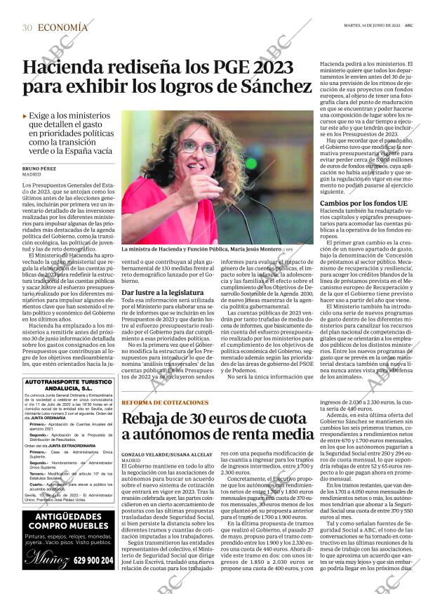 ABC MADRID 14-06-2022 página 30
