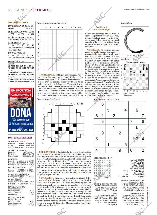 ABC MADRID 17-06-2022 página 58