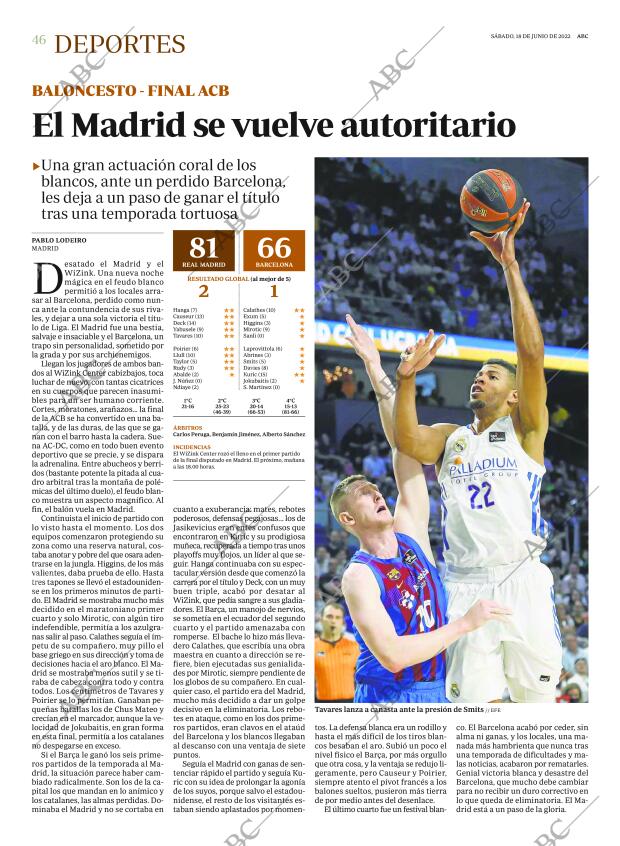 ABC MADRID 18-06-2022 página 46