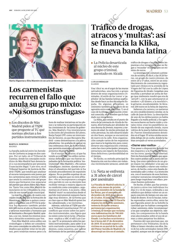 ABC MADRID 18-06-2022 página 53